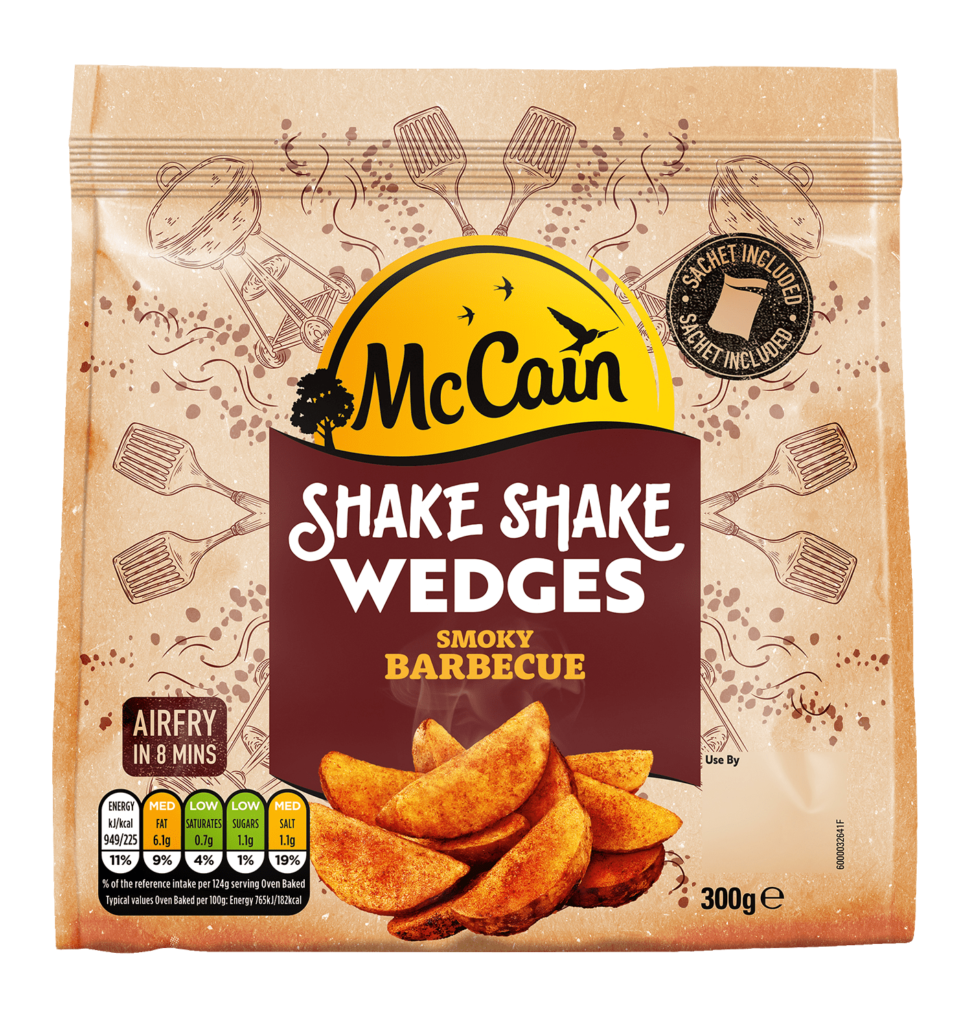 Shake Shake Wedges Smoky Barbecue Pack Shot