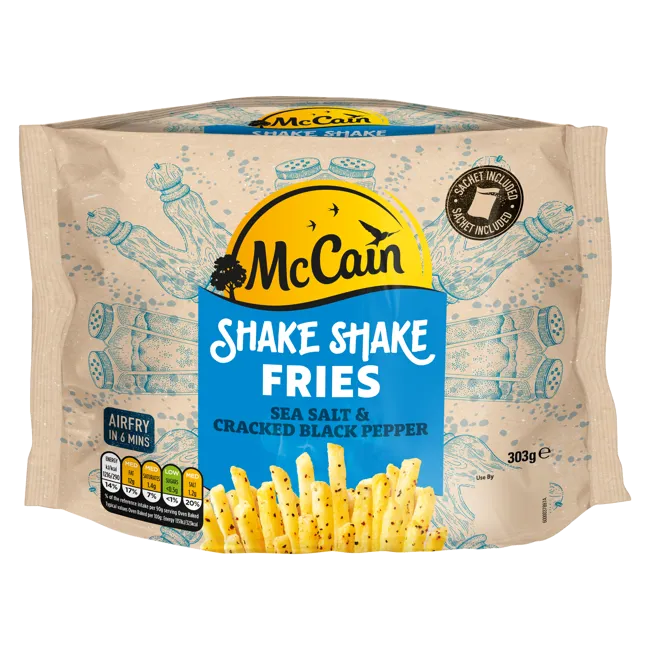 Shake Shake Fries Salt & Black Pepper Pack Shot