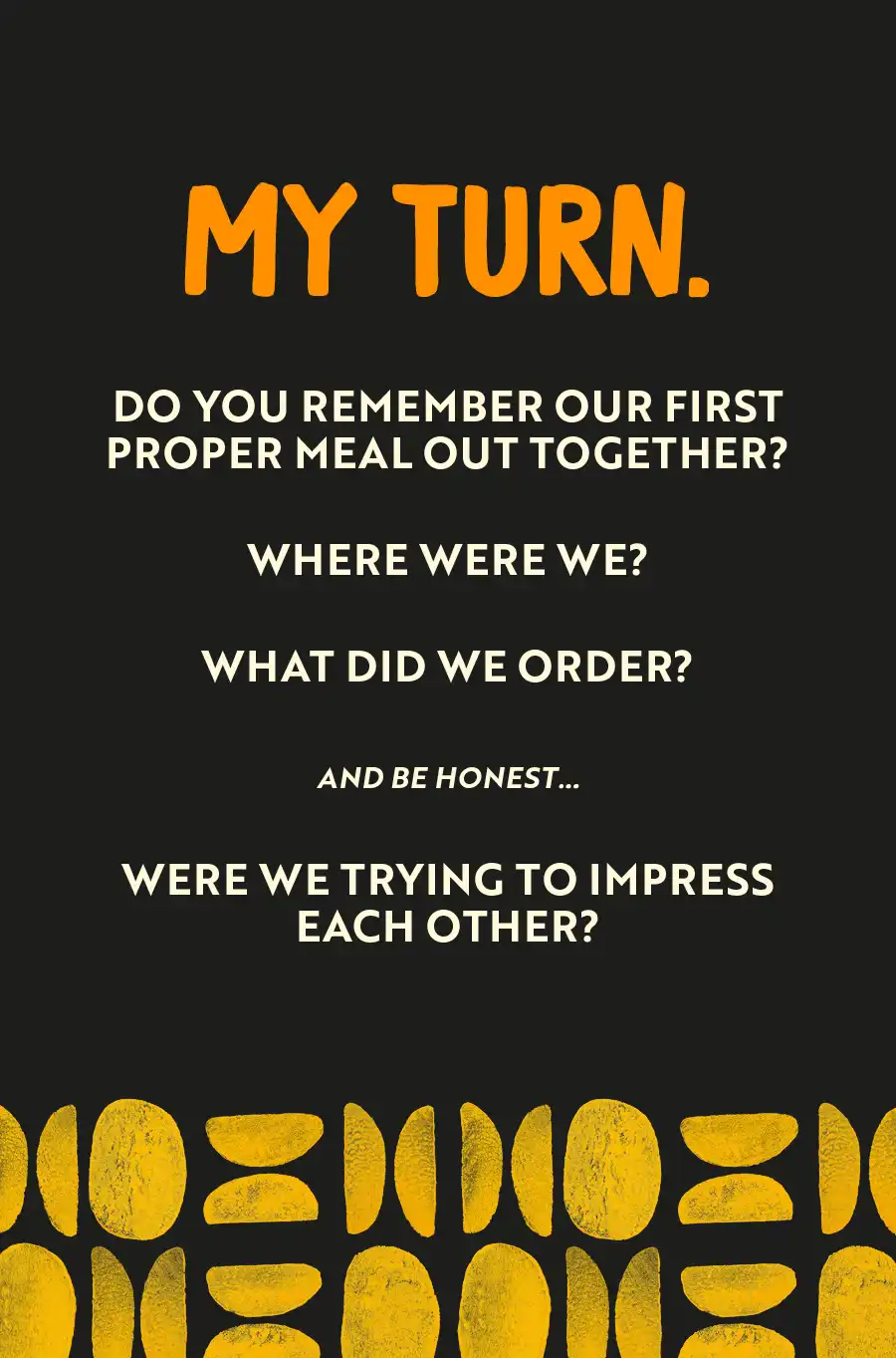 Gastro Dinner Chat Card 2