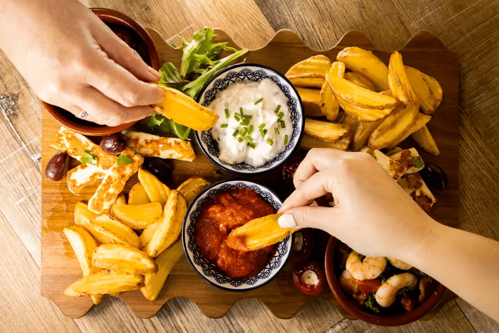 Platterhandsdipping