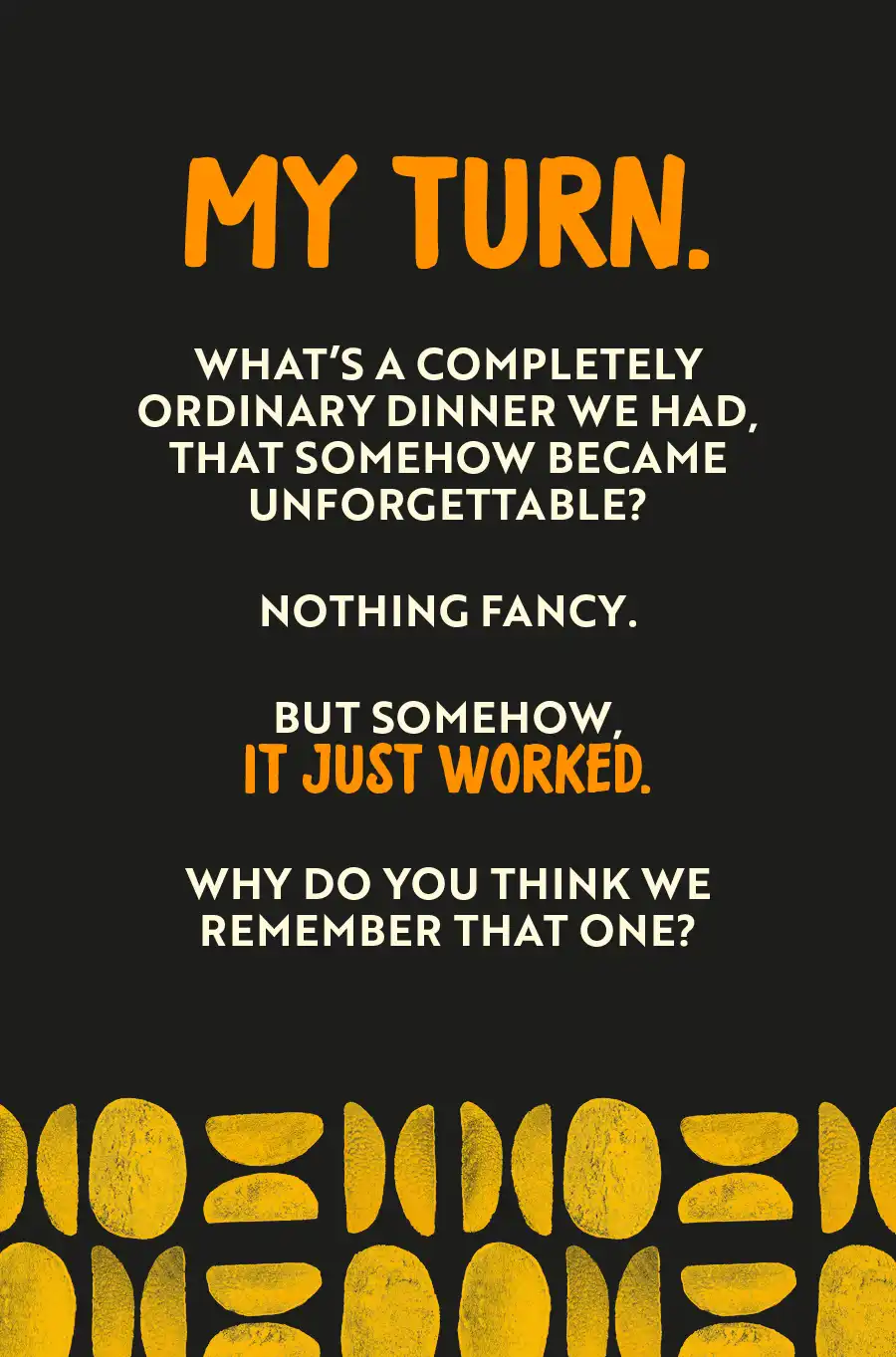 Gastro Dinner Chat Card 6