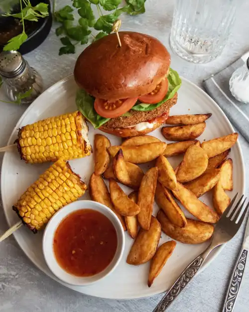 Chicken Burger Lightly Spiced Weges Min