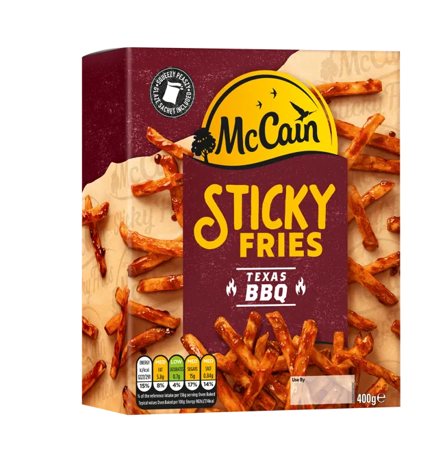 Sticky Fries Texas BBQ Pack Shot
