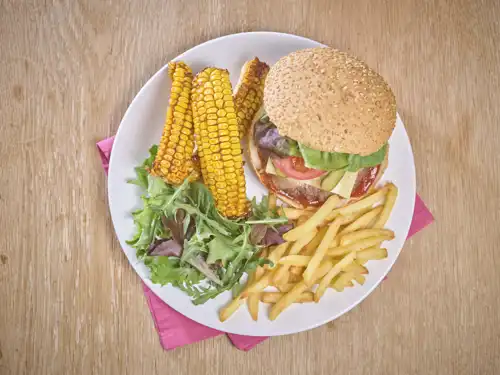 Smashed Cheeseburger Top Landscape