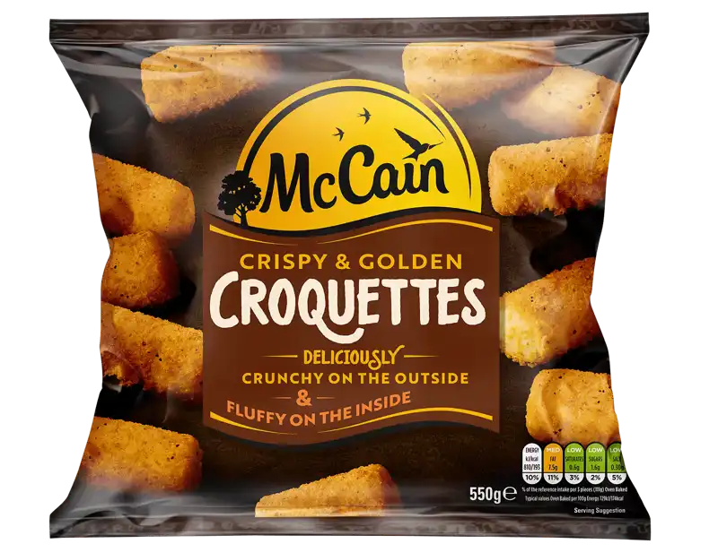Potato Croquettes Pack Shot