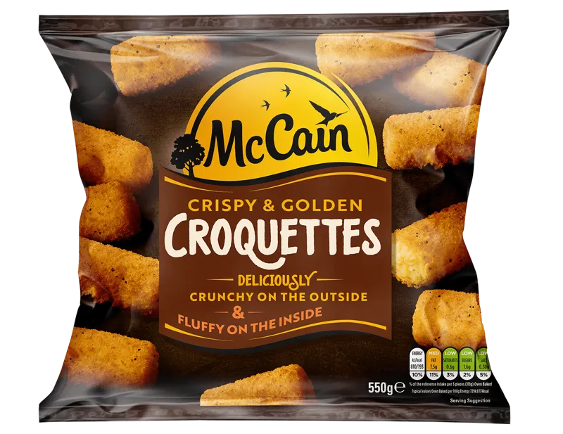 Potato Croquettes Pack Shot