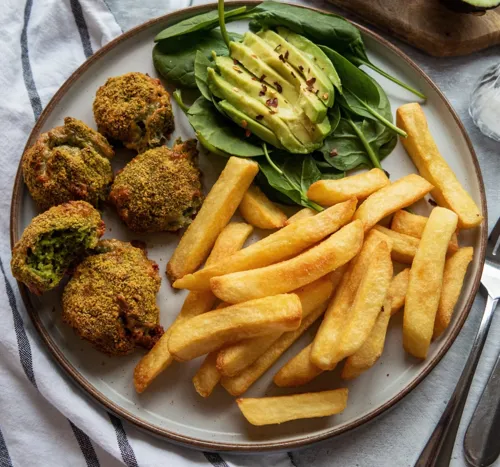 Homemade Veggie Nuggets and Chips