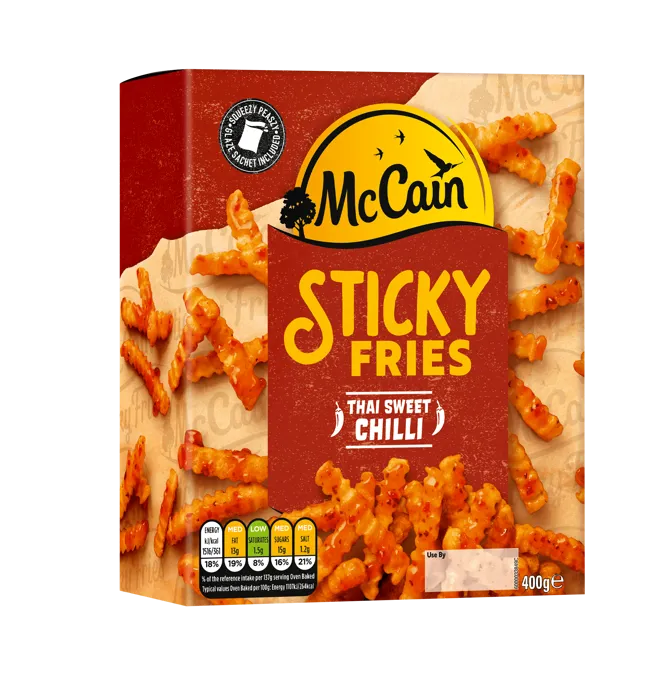 Sticky Fries Thai Sweet Chilli Pack Shot