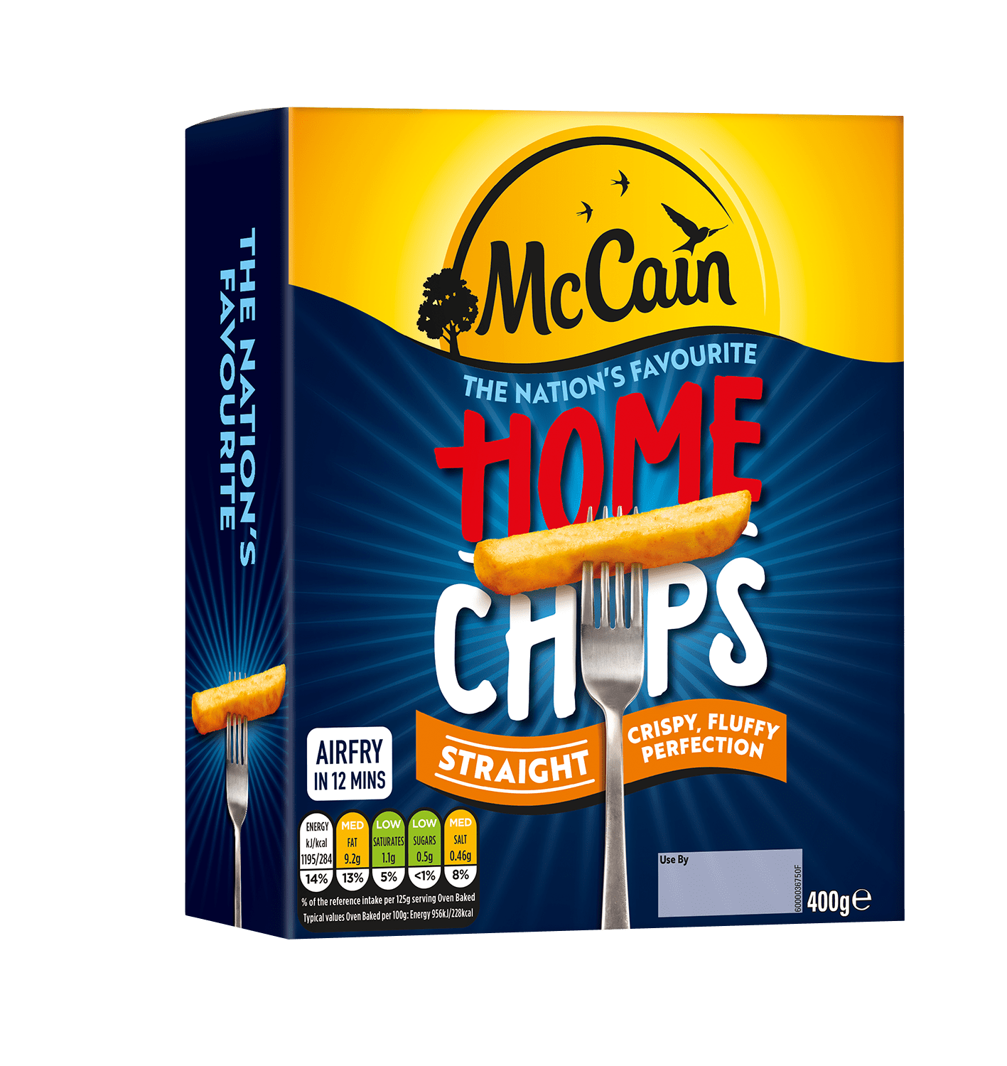 Chilled Home Chips Straight Cut Pack Shot