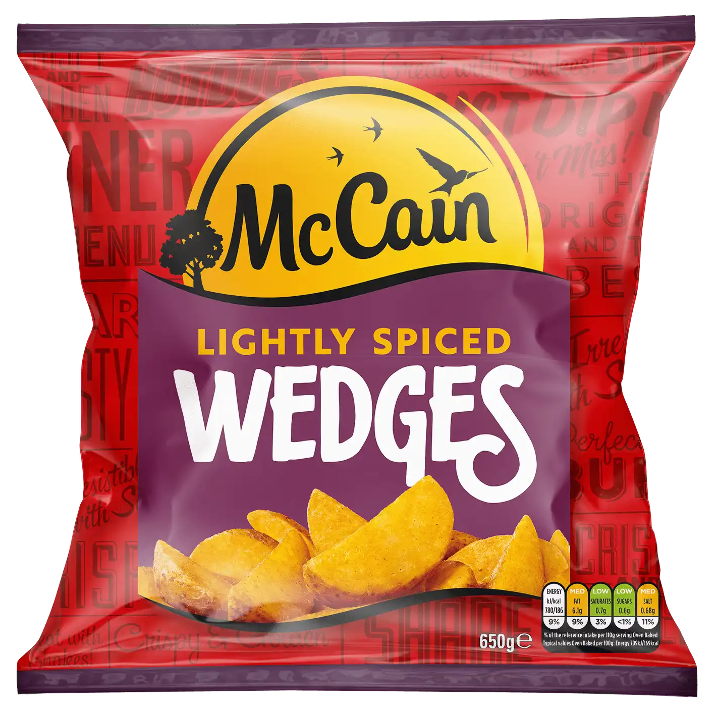 Lightly Spiced Wedges