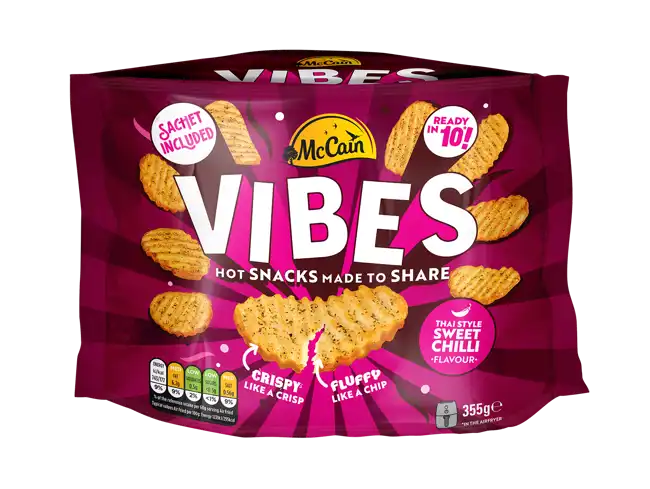 Vibes Thai Sweet Chilli Hot Potato Snack Pack Shot