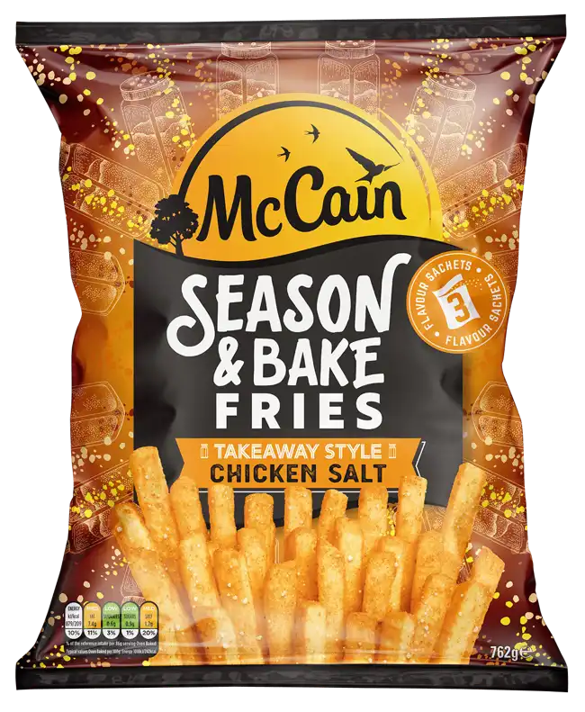 Season and Bake Fries Chicken Salt Pack Shot