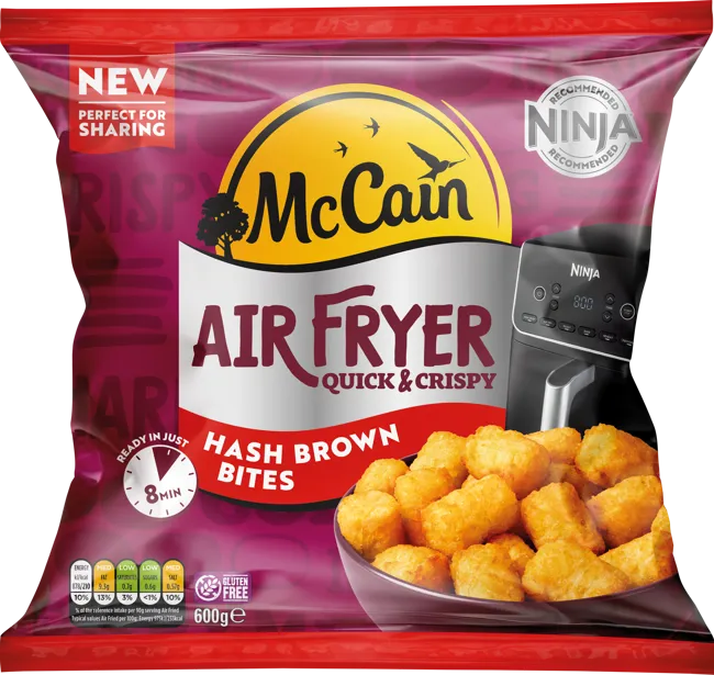 Air Fryer Hash Brown Bites Pack Shot
