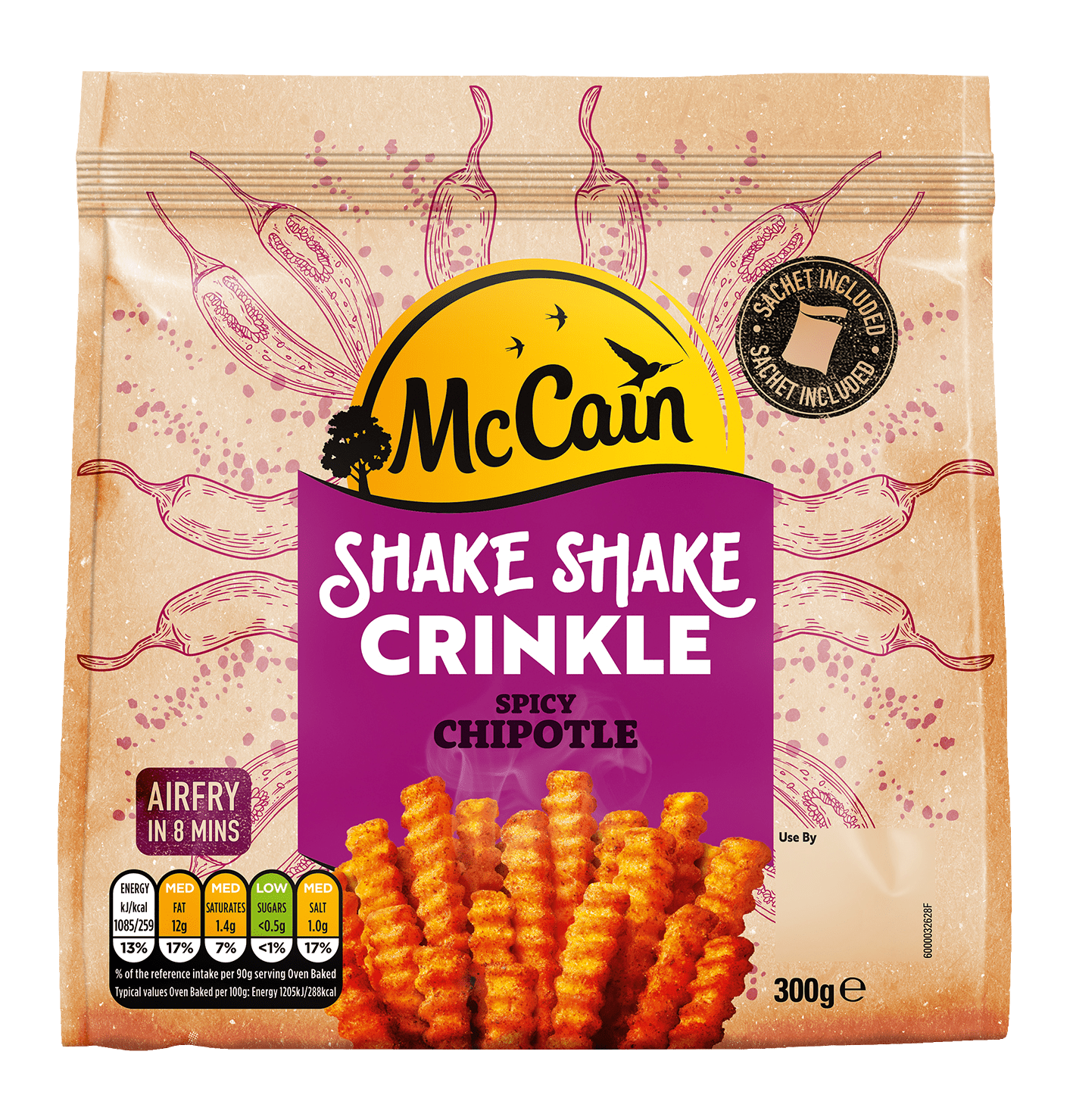 Shake Shake Deep Ridge Fries Chipotle Pack Shot