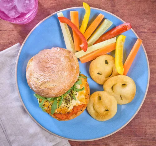 Halloumi and Pesto Ciabattas with Smiles