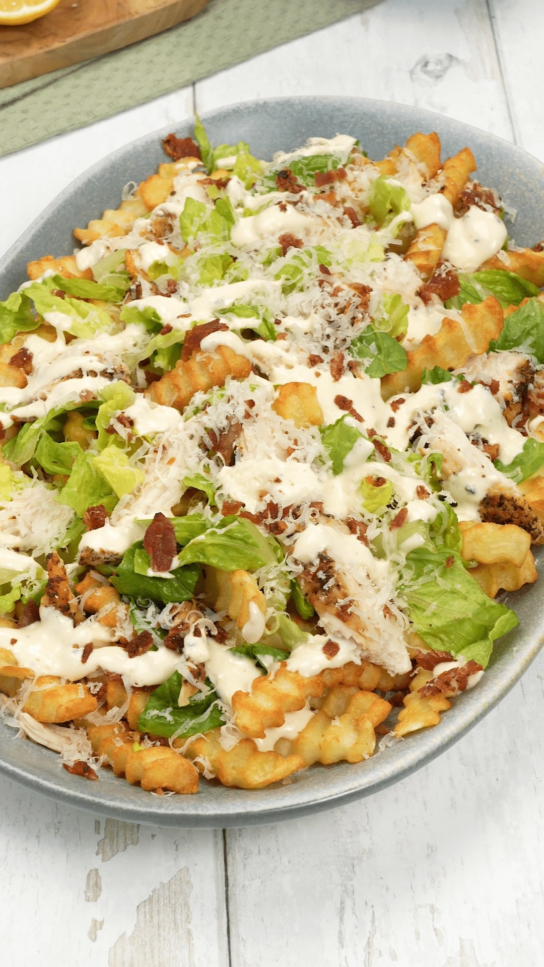 Loaded Chicken Caesar Chips