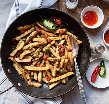 Fakeaway salt and pepper chips