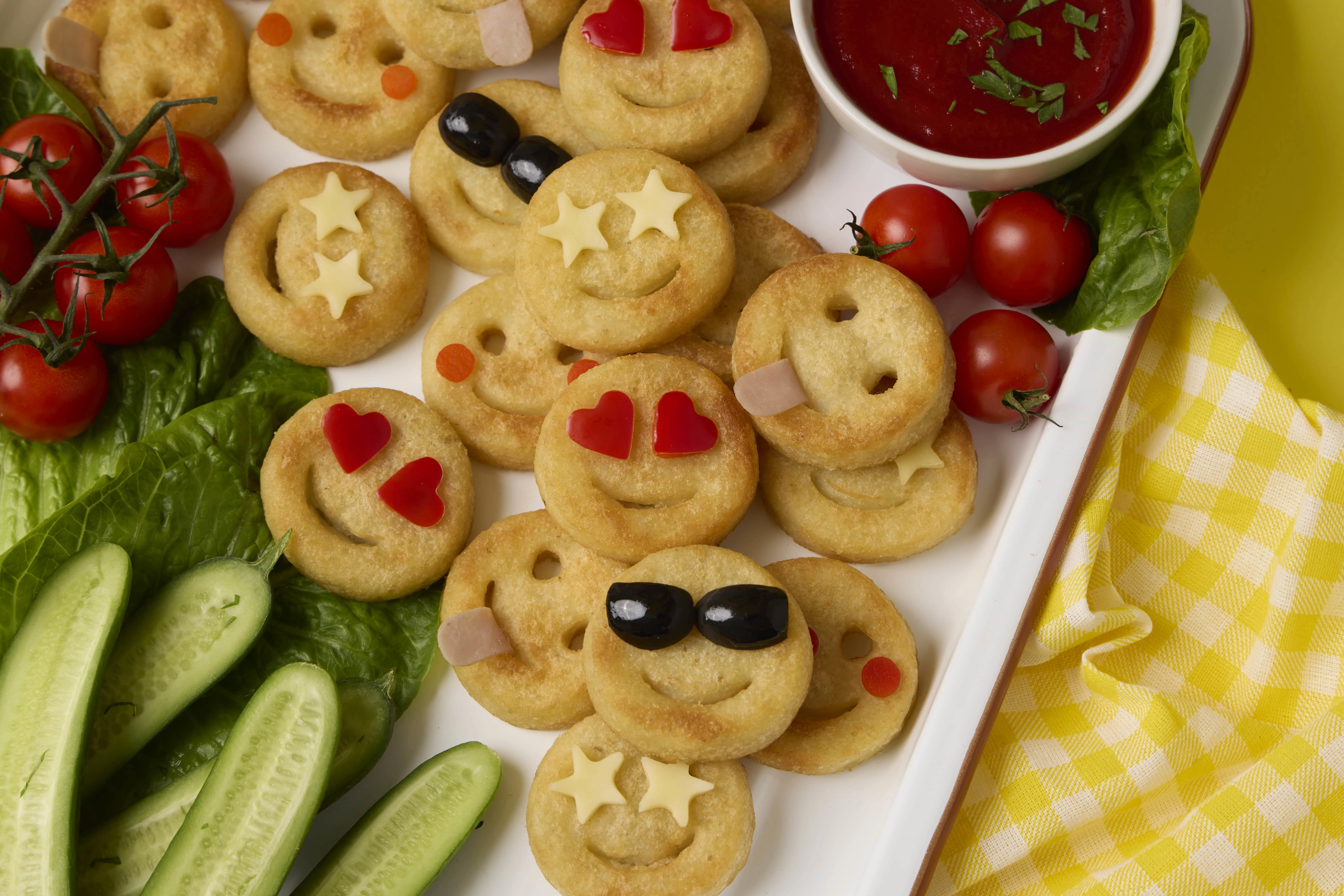 Potato smiles