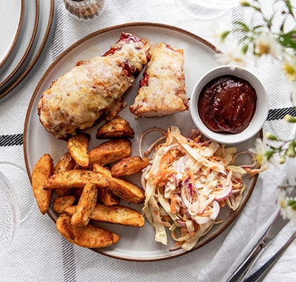 Hunters Chicken with Wedges