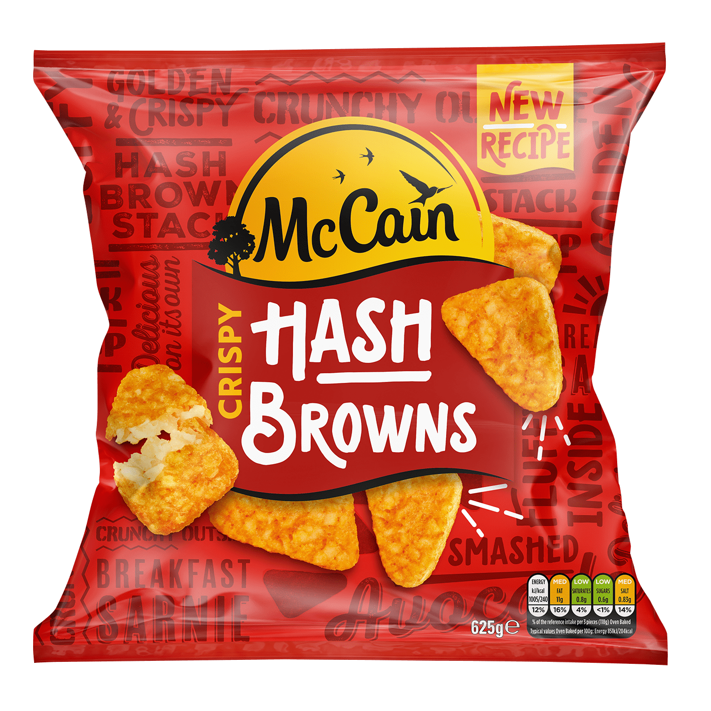 Potato Hash Browns Pack Shot