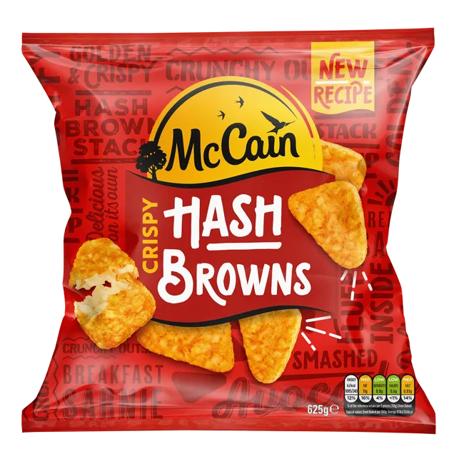 Potato Hash Browns Pack Shot