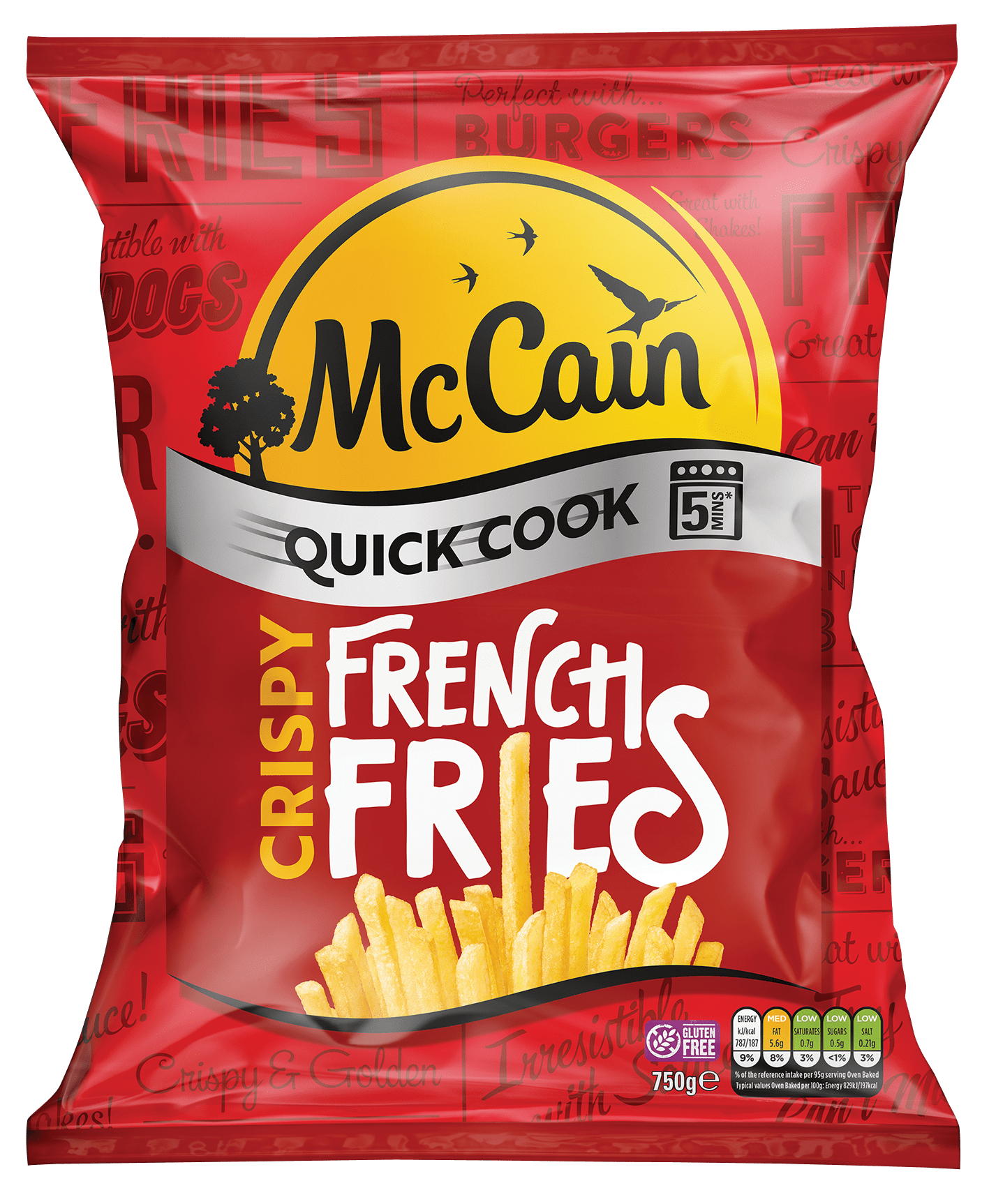 Quick Cook Crispy French Fries Pack Shot