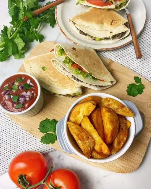 Blackbean And Avocado Wrap Min