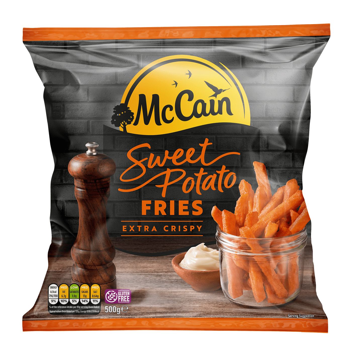 Sweet Potato Fries Pack Shot